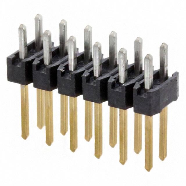 5-146257-6 TE Connectivity AMP Connectors  Headers Male Pins